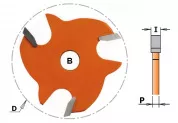 Фреза пазовая (диск) Z3 F=8 D=47,6x5