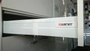 Боковина ящика SmartBox 450 мм, левая, белая Samet