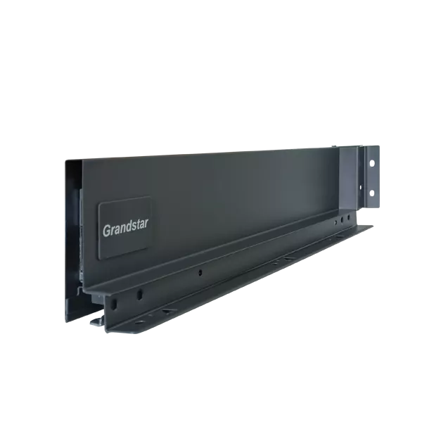 Комплект ящика slim 500 на 86 с доводчиком, серый