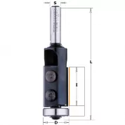 Фреза обгонная (нижн. подш.), смен.ножи HM Z2 S=8 D=19x30 RH