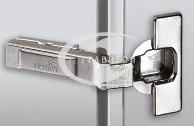 Петля Intermat ТОР 9936-Т42-W45-К6, для накладных дверей, с углом корп. 45°, открытие 95°