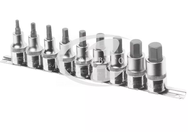Набор насадок HEX 1/2" H4-H14 9 предметов JTC /1