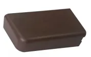 SAH 130, заглушка, коричневая пластмасса, левая