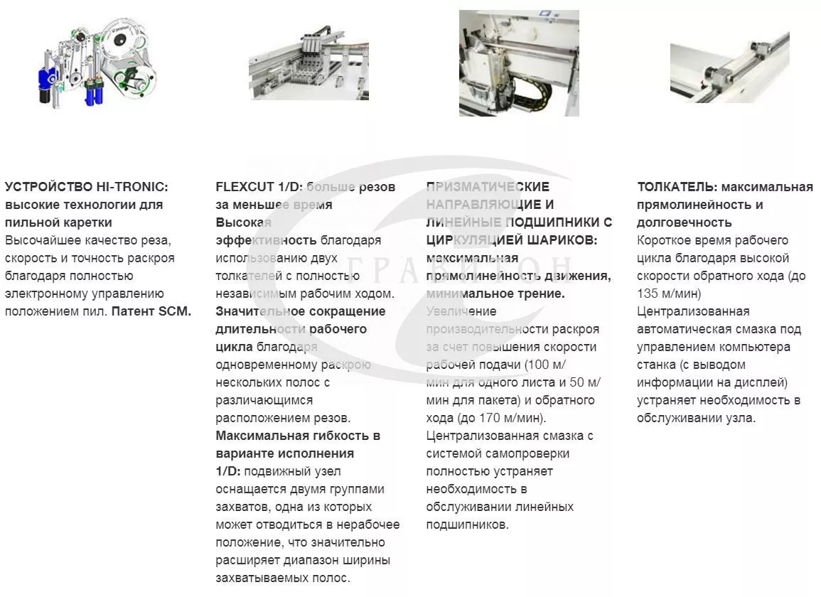 Пильный центр автоматический с одной линией реза SCM Gabbiani g 3 145