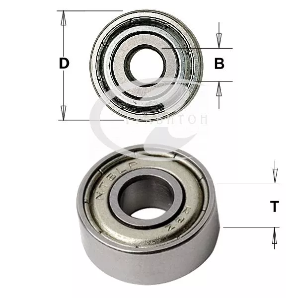 791.007.00/65 подшипник D=19/6x6 не упак. СМТ