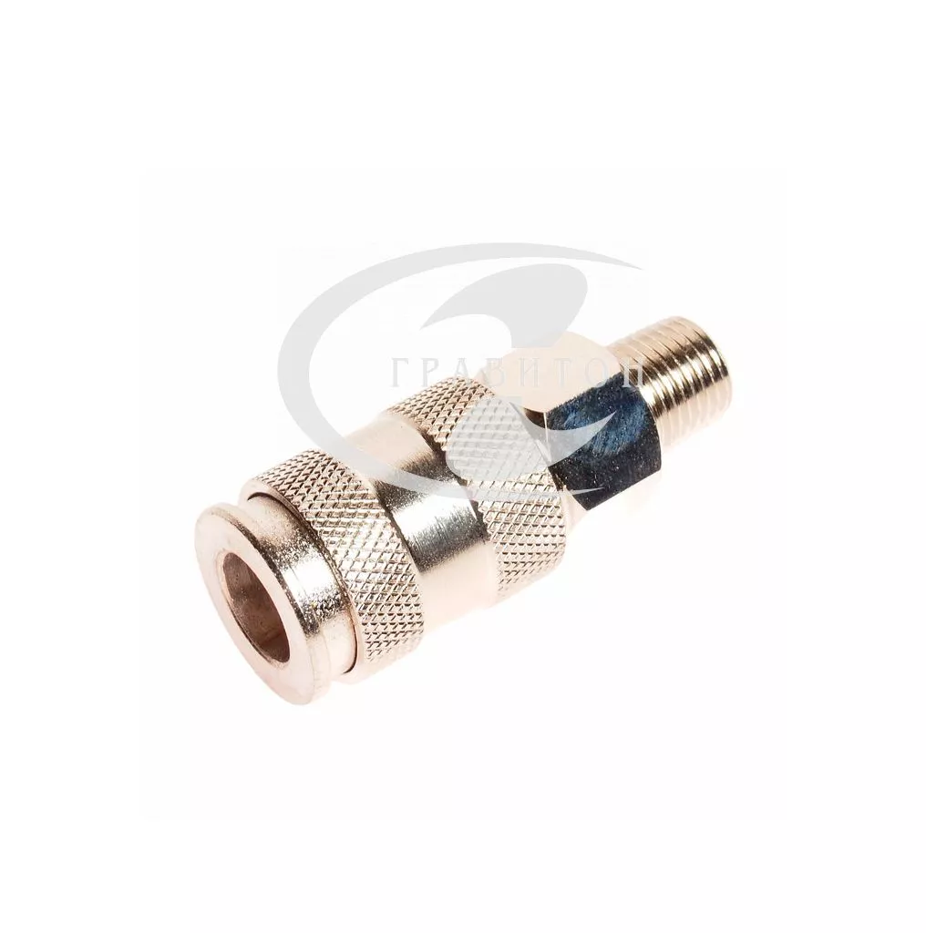 Соединитель быстросъемный 1/4" РТ male (европейский стандарт) JTC /1