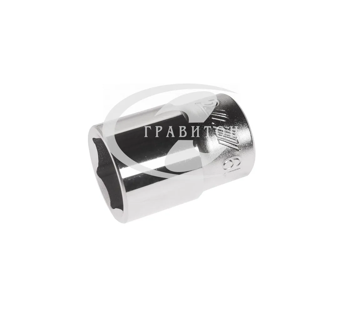 Головка торцевая 6-гранная 1/2" х 19мм, длина 38мм JTC /1/10/200
