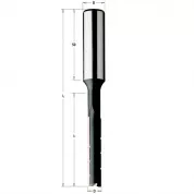 Фреза HL для долбежного станка 6x50x105 Z=2 S=16 RH