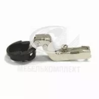 Петля Minimat 2205-Т1-К16, для вкладных стеклянных дверей, диаметр 26 мм, открывание 95*