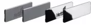 Заглушка. для ящика InnoTech с логотипом Hettich, пластик, серая / под хром