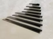 Ручка торцевая закругленная 160/200, ширина 40 мм (600), черный матовый