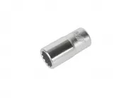 Головка торцевая 12-гранная 1/4" х 10мм, длина 25мм JTC /1/20/1000