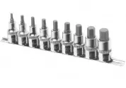 Набор насадок HEX 1/2" H4-H14 9 предметов JTC /1