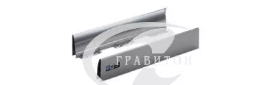 InnoTech, боковина с соединителем задней стенки, длина 470 мм, высота 70 мм, серая, правая
