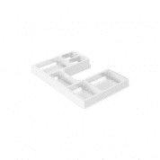 Организация OrgaTray 510 InnoTech Atira, глубина 350 мм, ширина 550 мм, пластик, белый