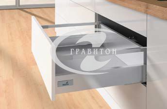 Комплект InnoTech Atira полного выдвижения Silent System, 470 на 144, релинг, серый