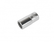 Головка торцевая 12-гранная 1/4" х 8мм, длина 25мм JTC /1/20/1000