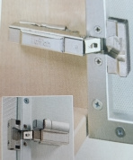 Петля intermat 9936-Alu-T2 для Silent System накладная