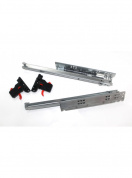 Направляющая Slidea неполного выдвижения с доводчиком   350 мм