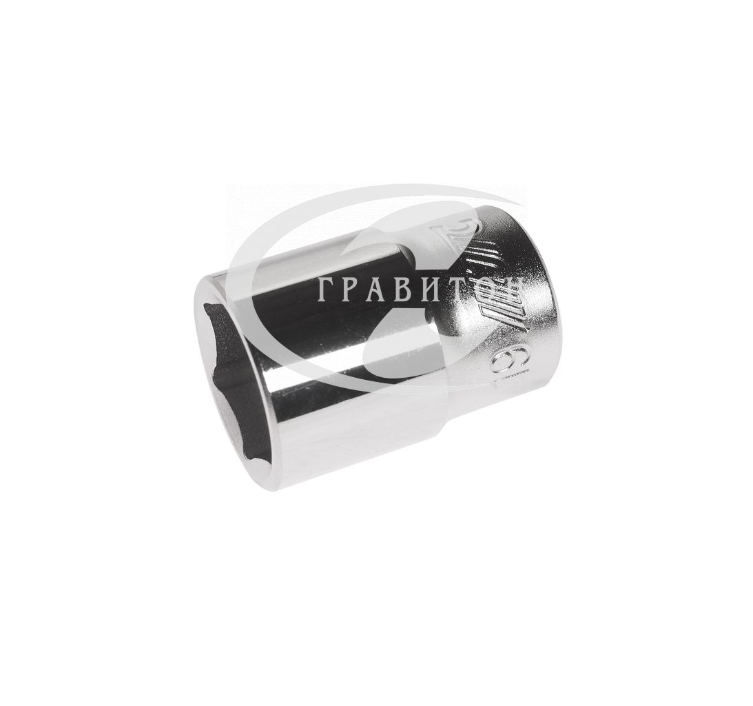 Головка торцевая 6-гранная 1/2" х 19мм, длина 38мм JTC /1/10/200