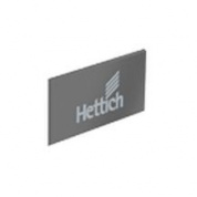 InnoTech Atira, заглушка с логотипом Hettich, антрацит