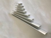 Ручка торцевая закругленная 2*352/800, ширина 40 мм (180), алюминий