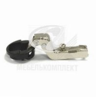 Петля Minimat 2205-Т1-К16, для вкладных стеклянных дверей, диаметр 26 мм, открывание 95*