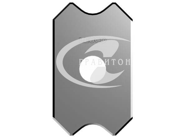 169253 Циклевочные поворотные пластины HW с 2 режущими кромками и радиусом - Homag, HOLZ-HER (Reich) 12x20x2N R=1