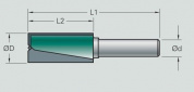 80304374 Фреза 4*12*GL50 S8*32 Z2+1 Leuco