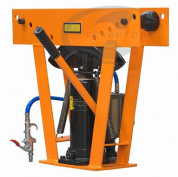 Трубогиб пневмогидравлический Stalex HB-12Q, 1/2"- 2", рабочий ход 210 мм., 12т., 45 кг.