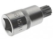 Бита-головка SPLINE 1/2" х М14, длина 55мм JTC