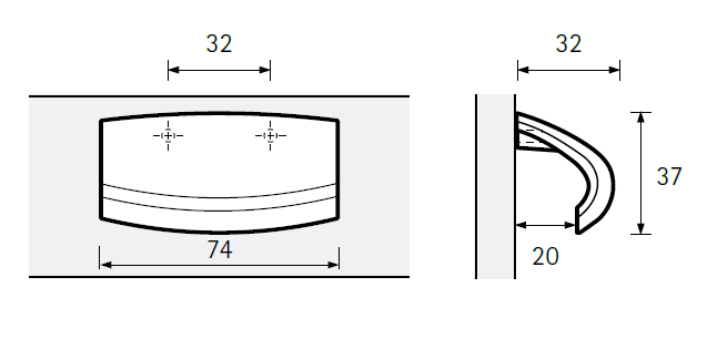 Ruchka-skoba-ROMA-37h74-mm-mezhosevoe-rasstojanie-32-mm-cink-pokrytie-gljancevyj-hrom