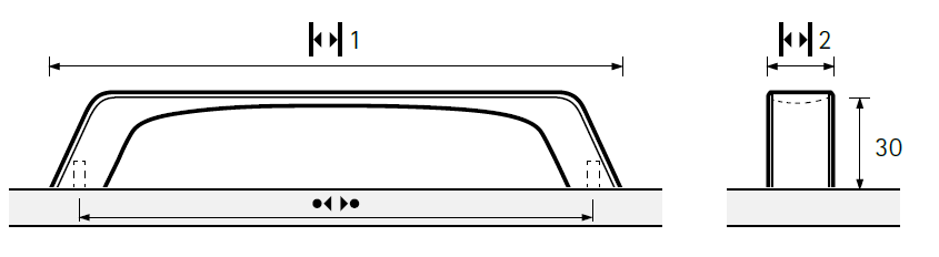 Ruchka-skoba-VERONIA-mezhosevoe-rasstojanie-128-mm-cink-pokrytie-matovaja-nerzhavejushhaja-stal'