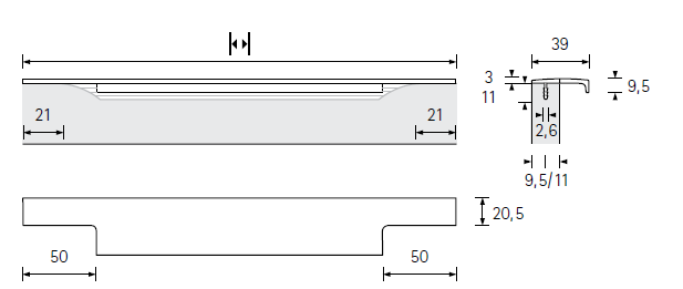 prodecor-ruchka-lamezia-dlina-495-mm-alyuminiy-anodirovannyy