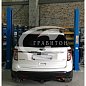 Автоподъемник двухстоечный TD4000, электрогидравлический, 4т, нижняя синхронизация, 220V, синий