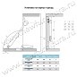 Газ-лифт 8 кг., секретерный