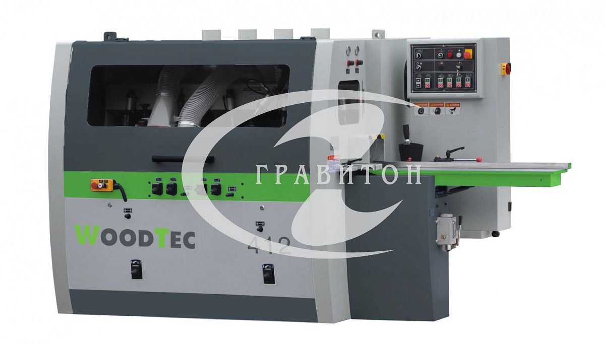 Станок четырехсторонний продольно-фрезерный WoodTec 412