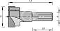 172250 Сверло чашечное  15*70/26*10 R Leuco